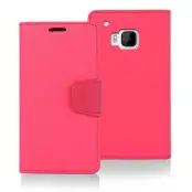 Mercury Sonata Plånboksfodral till HTC One M9 - Magenta