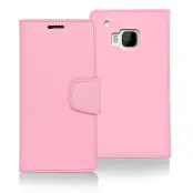 Mercury Sonata Plånboksfodral till HTC One M9 - Rosa