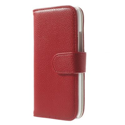 Embossed Plånboksfodral till HTC One Mini 2 (Röd)