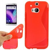 FlexiCase Skal till HTC One Mini 2 (Röd)