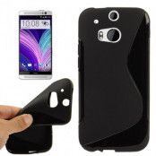 FlexiCase Skal till HTC One Mini 2 (Svart)