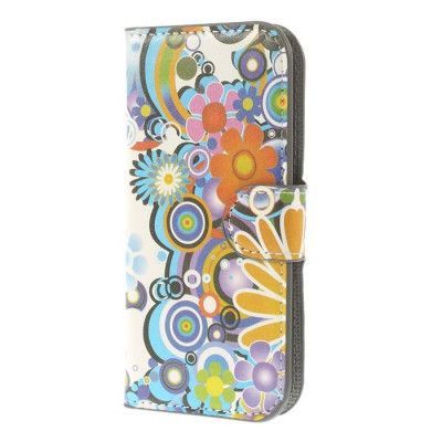 Plånboksfodral till HTC One Mini 2 (Blue Dot Flower)