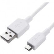 0,25M USB till Micro USB kabel - Vit