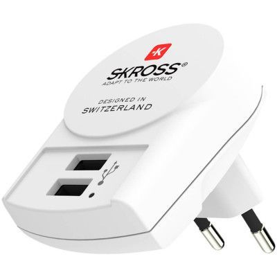2-Port USB-laddare EU