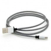 2M USB-C Kabel i Nylonfiber - laddare - iPhone & Samsung