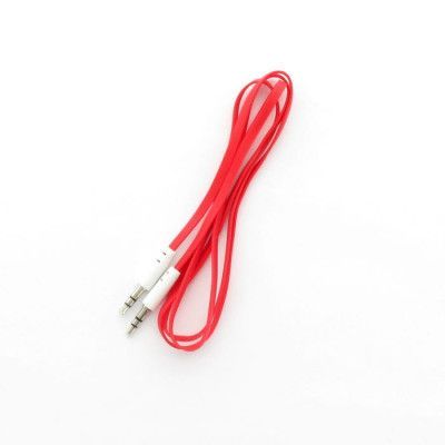 3,5 mm trasselfri AUX Kabel - Röd