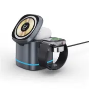 3in1 Magnetisk Trådlös Laddare för Mobil, Smartklocka, Hörlurar H32