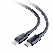 3mK Hyper USB-C till Lightning kabel 20W 1.2m - Svart