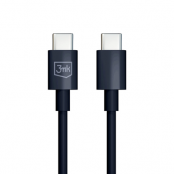 3mK Hyper USB-C till USB-C kabel 100W 1.2m - Svart