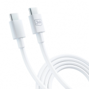 3mK Hyper USB-C till USB-C kabel 100W 1.2m - Vit