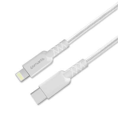 4smarts USB-C to Lightning Kabel RapidCord 1.5 m - Vit