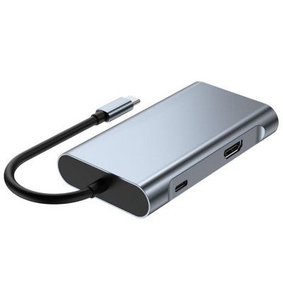 7-in-1 V6-Hub Adapter - Grå