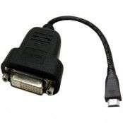 Accell adapterkabel mini HDMI till DVI-D, 0,19m, svart