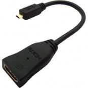 Accell HDMI-adapter, micro HDMI till HD, svart