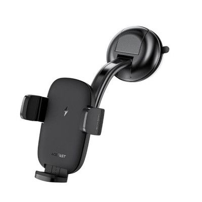 Acefast Bilhållare 15W med Trådlös laddare Till instrumentbräda - Svart
