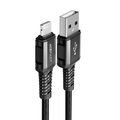 Acefast MFI USB-A till Lightning kabel 1.2m - Svart