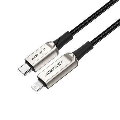 Acefast USB-C till Lightning kabel 30W 1.2m - Silver