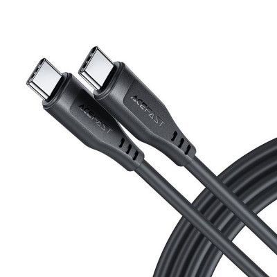 Acefast Typ-C Till Typ-C Kabel 60W 1.2 m - Svart
