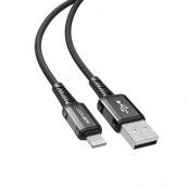 Acefast USB-A Till Lightning Kabel 1.2m - Svart