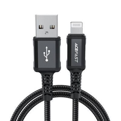 Acefast USB-A till Lightning kabel 1.8m - Svart