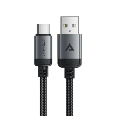 Acefast USB-A - USB-C 3A Kabel 1.2m 480Mb/s - Svart