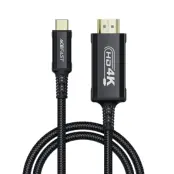 Acefast USB-C till HDMI Kabel Video 4K 60Hz HDR 1.8m - Svart