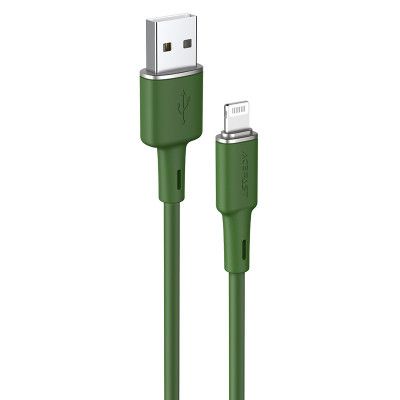 Acefast USB Till Lightning  Kabel 1.2m - Grön
