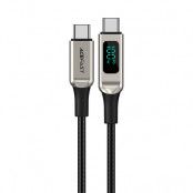 Acefast USB-C till USB-C 100W 2m - Silver