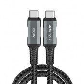 Acefast USB-C Till USB-C Kabel 100W 2m - Grå