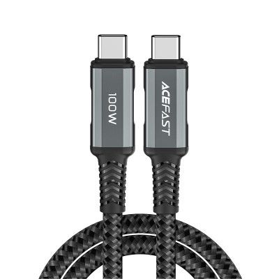 Acefast USB-C Till USB-C Kabel 100W 2m - Grå