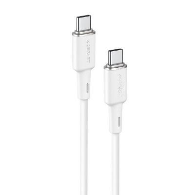 Acefast USB-C till USB-C kabel 60W 1.2m - Vit