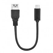 Adapter OTG USB-A - USB-C 3.0 Svart