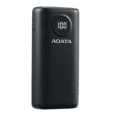 Adata Powerbank 10000mAh 22.5 W USB-C Kabel - Svart