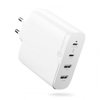 ALOGIC Rapid Power 4-portars 100W GaN-laddare inkl. 2 meters USB-C-laddkabel