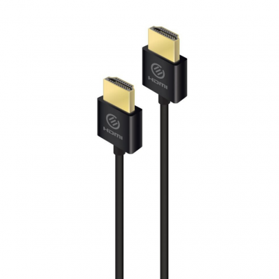 ALOGIC supertunn HDMI-kabel med stöd för Ethernet ver 2.0b - 1m