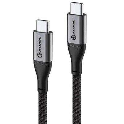 ALOGIC Ultra USB-C till USB-C Kabel 3m 5A/480Mbps - Rymdgrå