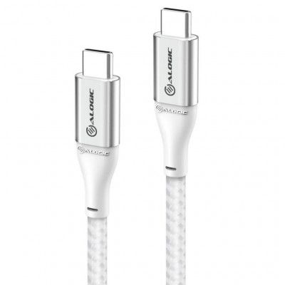 ALOGIC Ultra USB-C till USB-C Kabel 3m 5A / 480Mbps - Silver