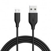 Anker Powerline Kabel Micro-USB 1,8m - Svart