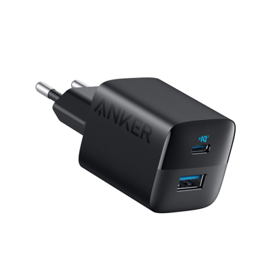 Anker Väggladdare 33W USB-C/USB-A 323 - Svart