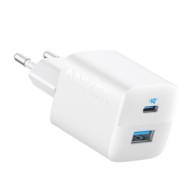 Anker Väggladdare 33W USB-C/USB-A 323 - Vit