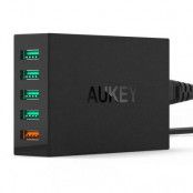 Aukey Qualcomm Certified 5 Ports Quick Charging Station 2.0