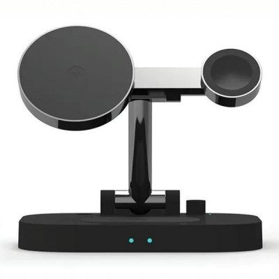 Awei 4-in-1 Trådlös Laddare 15W Universala W22 - Svart