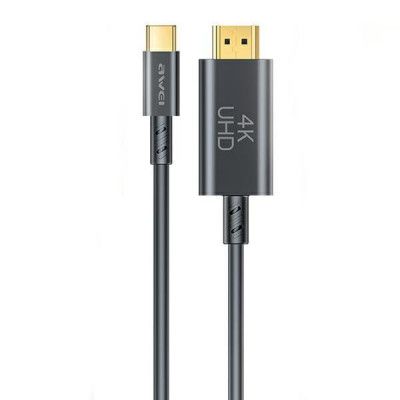Awei USB-C Till HDMI Kabel 4K 30Hz CL-212T - Svart