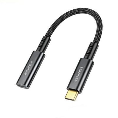 Awei USB-C Till USB-C Adapter CL-216T - Svart