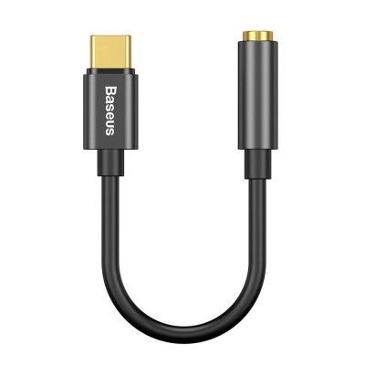 Baseus Adapter USB-C To Jack 3.5Mm Svart
