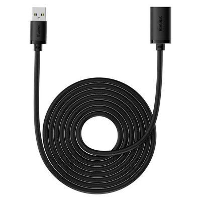 Baseus AirJoy Förlängning USB 3.0 Kabel 5m - Svart