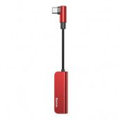 Baseus Audio Adapter USB Type-C 3.5mm Mini Jack - Röd