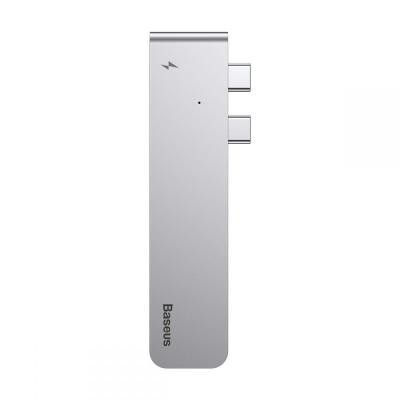 Baseus B0G Adapter Typ-C Till Multi Port 5In1 Space Gray