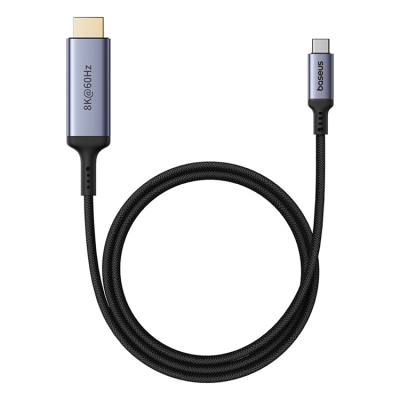 Baseus BS-OH064 8K 60Hz USB-C - HDMI Kabel 1.5m - Svart