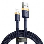 BASEUS cafule kabel USB för Lightning 2,4A 1m Guld-Blå